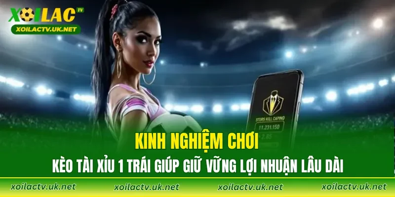 Kinh nghiệm chơi kèo Tài Xỉu 1 Trái giúp giữ vững lợi nhuận lâu dài