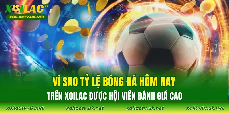 Vì sao tỷ lệ bóng đá hôm nay trên XOILAC được hội viên đánh giá cao